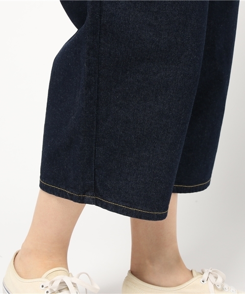 Lee(リー)の「【Lee】ワイドクロップドパンツ(デニムパンツ・レディース・ノンウォッシュ・XS/SMALL/MEDIUM)」の10枚目の写真