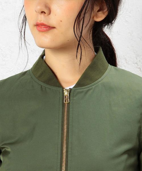 green label relaxing（グリーンレーベルリラクシング）の「○[WEB限定]CB C/P HandWash MA-1ブルゾン◆（MA-1・レディース・ブラック/オリーブ/ネイビー・36/34/44/42/38/40）」の18枚目の写真