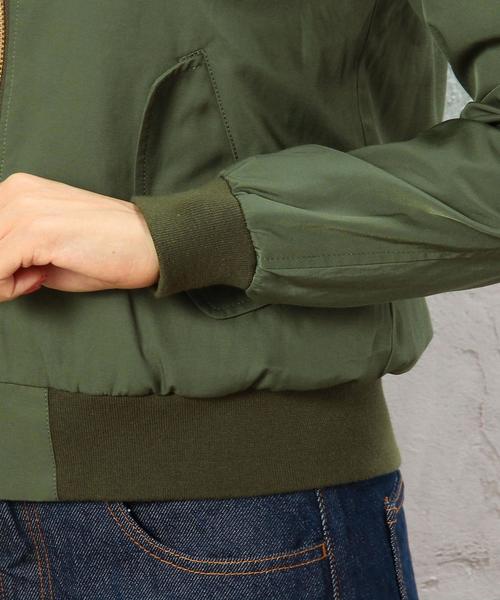 green label relaxing（グリーンレーベルリラクシング）の「○[WEB限定]CB C/P HandWash MA-1ブルゾン◆（MA-1・レディース・ブラック/オリーブ/ネイビー・36/34/44/42/38/40）」の19枚目の写真