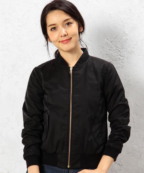 green label relaxing（グリーンレーベルリラクシング）の「○[WEB限定]CB C/P HandWash MA-1ブルゾン◆（MA-1・レディース・ブラック/オリーブ/ネイビー・36/34/44/42/38/40）」の11枚目の写真