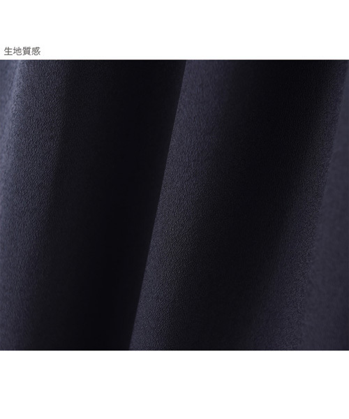 STYLE DELI(スタイルデリ)の「【LUXE】後ろ裾出しジョーゼットオールインワン(つなぎ/オールインワン・レディース・ネイビー/ブラウン/アイボリー・MEDIUM)」の13枚目の写真