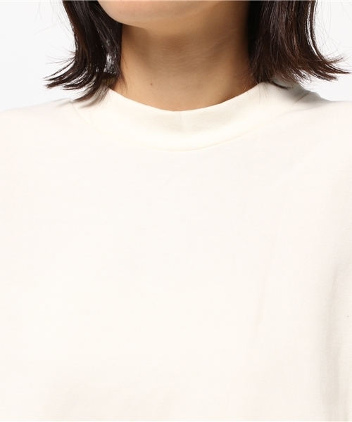 SEVENDAYS=SUNDAY（セブンデイズサンデイ）の「・ダンボール 長袖ハイネックプルオーバー（Tシャツ/カットソー・レディース・オフホワイト/チャコールグレー/ブラウン/ライトグレー・FREE）」の10枚目の写真