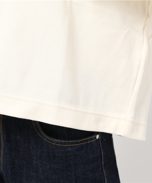 SEVENDAYS=SUNDAY（セブンデイズサンデイ）の「・ダンボール 長袖ハイネックプルオーバー（Tシャツ/カットソー・レディース・オフホワイト/チャコールグレー/ブラウン/ライトグレー・FREE）」の5枚目の写真