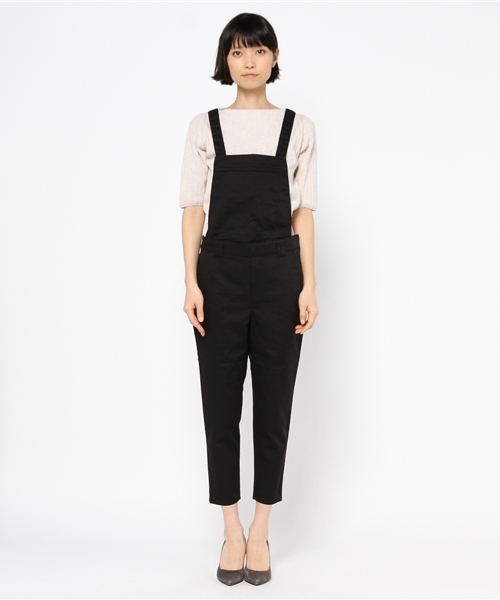 TONAL（トーナル）の「【Dickiesコラボ】オールインワン（サロペット/オーバーオール・レディース・ブラック/オフホワイト・38/36）」の4枚目の写真