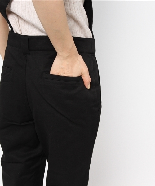 TONAL（トーナル）の「【Dickiesコラボ】オールインワン（サロペット/オーバーオール・レディース・ブラック/オフホワイト・38/36）」の9枚目の写真