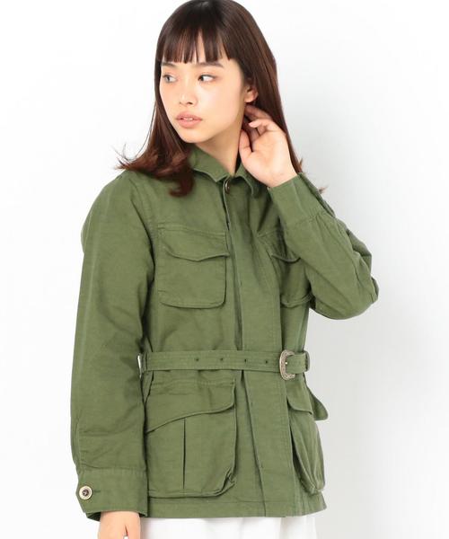 Another Edition（アナザーエディション）の「4ポケ　ミリタリーJK●（その他アウター・レディース・ナチュラル/オリーブ・FREE）」の9枚目の写真