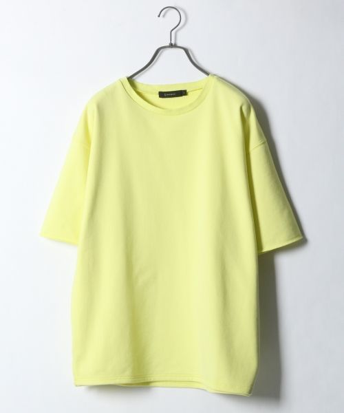 RAGEBLUE(レイジブルー)の「【吸水速乾】裏毛ドロップスウェットクルー半袖/751521(Tシャツ/カットソー・メンズ・ライトブルー/ベージュ/グレー/ホワイト/レッド/グリーン/イエロー/パープル/ピンク・SMALL/LARGE/MEDIUM)」の1枚目の写真