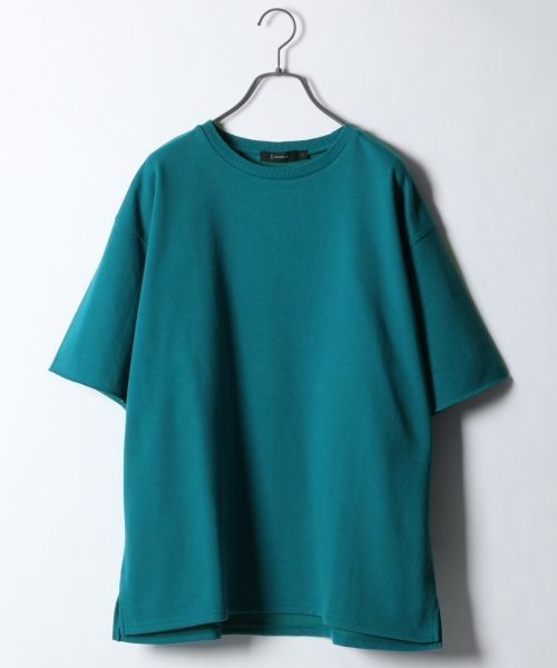 RAGEBLUE(レイジブルー)の「【吸水速乾】裏毛ドロップスウェットクルー半袖/751521(Tシャツ/カットソー・メンズ・ライトブルー/ベージュ/グレー/ホワイト/レッド/グリーン/イエロー/パープル/ピンク・SMALL/LARGE/MEDIUM)」の5枚目の写真