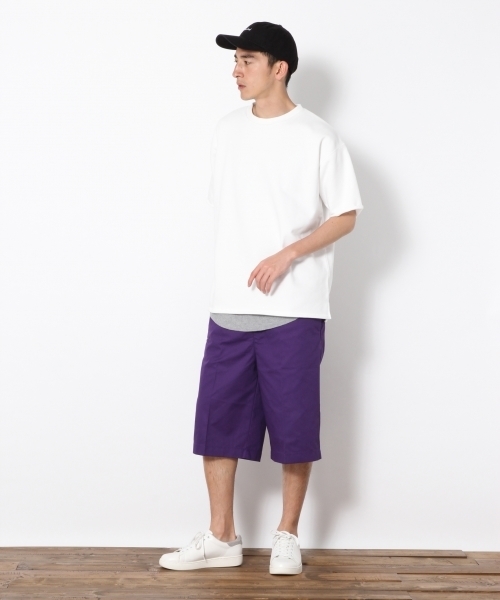 RAGEBLUE(レイジブルー)の「【吸水速乾】裏毛ドロップスウェットクルー半袖/751521(Tシャツ/カットソー・メンズ・ライトブルー/ベージュ/グレー/ホワイト/レッド/グリーン/イエロー/パープル/ピンク・SMALL/LARGE/MEDIUM)」の21枚目の写真