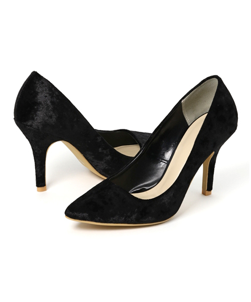 VICKY（ビッキー）の「ベロアパンプス（パンプス・レディース・ブラック/ピンク・S/L/M）」の7枚目の写真