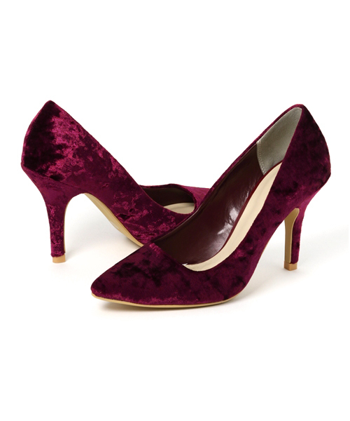 VICKY（ビッキー）の「ベロアパンプス（パンプス・レディース・ブラック/ピンク・S/L/M）」の8枚目の写真