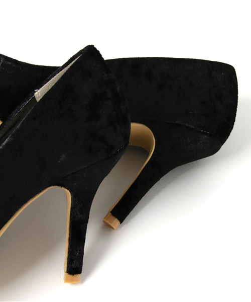 VICKY（ビッキー）の「ベロアパンプス（パンプス・レディース・ブラック/ピンク・S/L/M）」の6枚目の写真