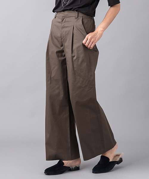 RIVE DROITE（リヴドロワ）の「30Sワイドパンツ（その他パンツ・レディース・ネイビー/ダークカーキ・FREE）」の2枚目の写真