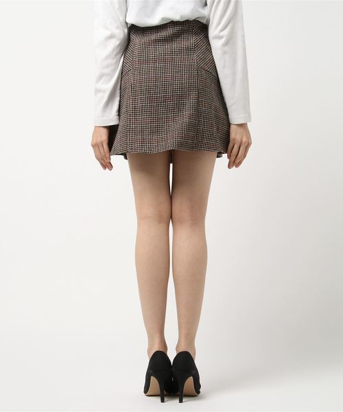 SPIGA(スピーガ)の「グレンチェックミニSK(スカート・レディース・グレー/ベージュ/ダークグレー・SMALL/MEDIUM)」の4枚目の写真