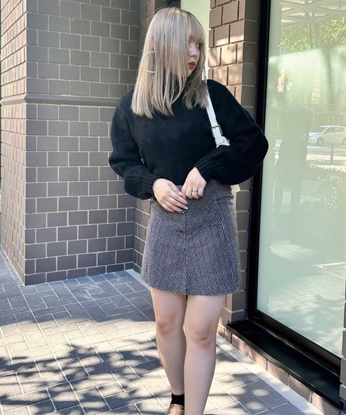 SPIGA(スピーガ)の「グレンチェックミニSK(スカート・レディース・グレー/ベージュ/ダークグレー・SMALL/MEDIUM)」の14枚目の写真