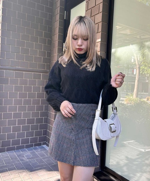 SPIGA(スピーガ)の「グレンチェックミニSK(スカート・レディース・グレー/ベージュ/ダークグレー・SMALL/MEDIUM)」の16枚目の写真