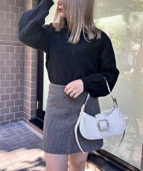 SPIGA(スピーガ)の「グレンチェックミニSK(スカート・レディース・グレー/ベージュ/ダークグレー・SMALL/MEDIUM)」の17枚目の写真