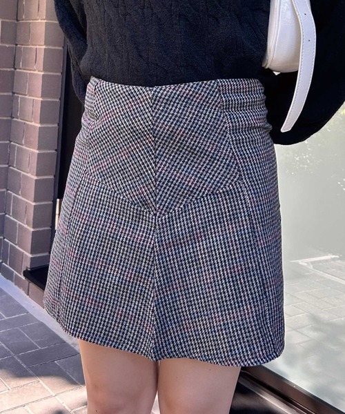 SPIGA(スピーガ)の「グレンチェックミニSK(スカート・レディース・グレー/ベージュ/ダークグレー・SMALL/MEDIUM)」の18枚目の写真