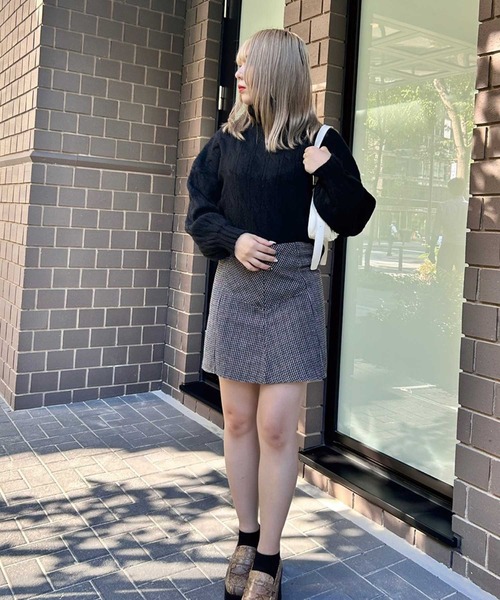 SPIGA(スピーガ)の「グレンチェックミニSK(スカート・レディース・グレー/ベージュ/ダークグレー・SMALL/MEDIUM)」の21枚目の写真