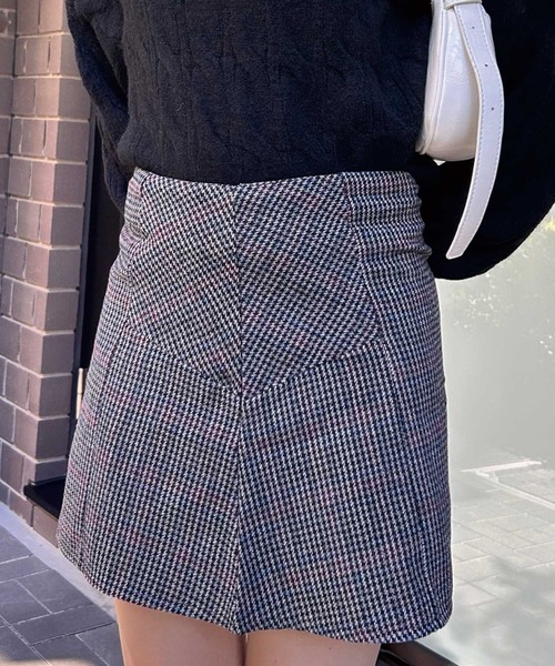 SPIGA(スピーガ)の「グレンチェックミニSK(スカート・レディース・グレー/ベージュ/ダークグレー・SMALL/MEDIUM)」の22枚目の写真