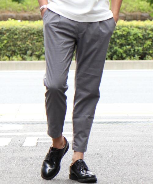 coen（コーエン）の「(吸水速乾)TCドライストレッチイージーアンクルパンツ（その他パンツ・メンズ・グレー/ネイビー/オリーブ・X-LARGE/SMALL/MEDIUM/LARGE）」の2枚目の写真