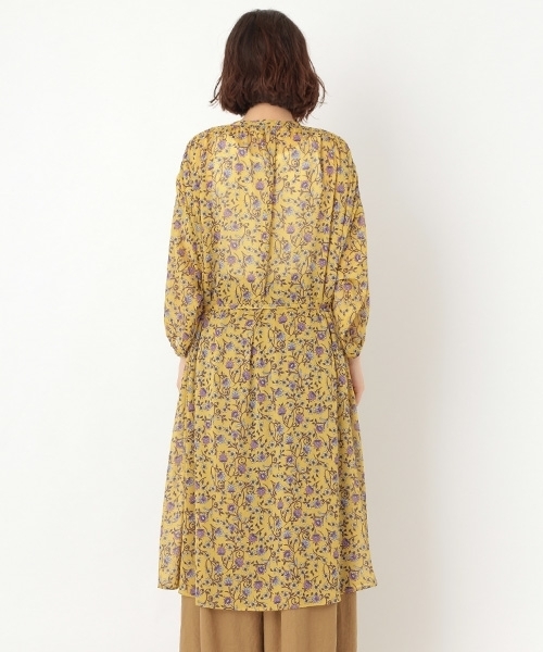 niko and...（ニコアンド）の「オリエンタル前開きワンピース（ワンピース・レディース・ネイビー/イエロー/ボルドー・MEDIUM/LARGE）」の6枚目の写真