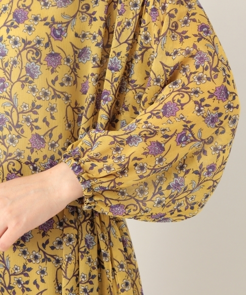 niko and...（ニコアンド）の「オリエンタル前開きワンピース（ワンピース・レディース・ネイビー/イエロー/ボルドー・MEDIUM/LARGE）」の9枚目の写真