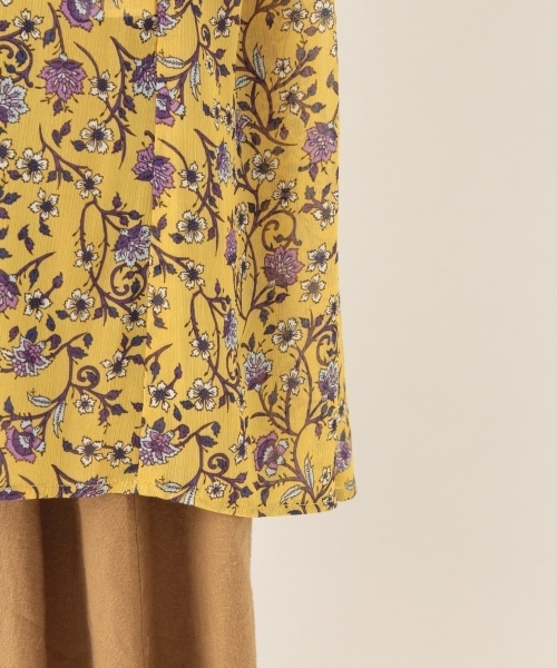 niko and...（ニコアンド）の「オリエンタル前開きワンピース（ワンピース・レディース・ネイビー/イエロー/ボルドー・MEDIUM/LARGE）」の11枚目の写真