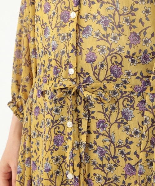 niko and...（ニコアンド）の「オリエンタル前開きワンピース（ワンピース・レディース・ネイビー/イエロー/ボルドー・MEDIUM/LARGE）」の13枚目の写真