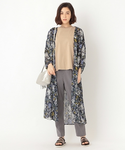 niko and（ニコアンド）の「オリエンタル前開きワンピース