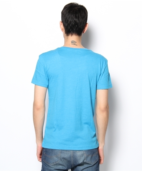 GIORDANO(ジョルダーノ)の「GIORDANO/コットンストレッチVネックT半袖(Tシャツ/カットソー・メンズ・ホワイト/ブラック/ヘザ-グレー/グリーン/ダークグリーン/ブルー/イエロー/ピンク/ワインレッド/オレンジ・SMALL/MEDIUM/LARGE/X-LARGE)」の13枚目の写真
