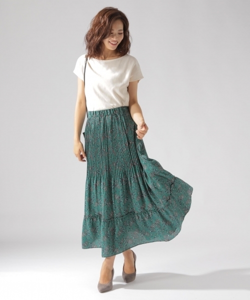 BAYFLOW（ベイフロー）の「2WAY Tシャツ（Tシャツ/カットソー・レディース・オフホワイト/ベビーピンク/チャコール/カーキ・MEDIUM/SMALL）」の8枚目の写真