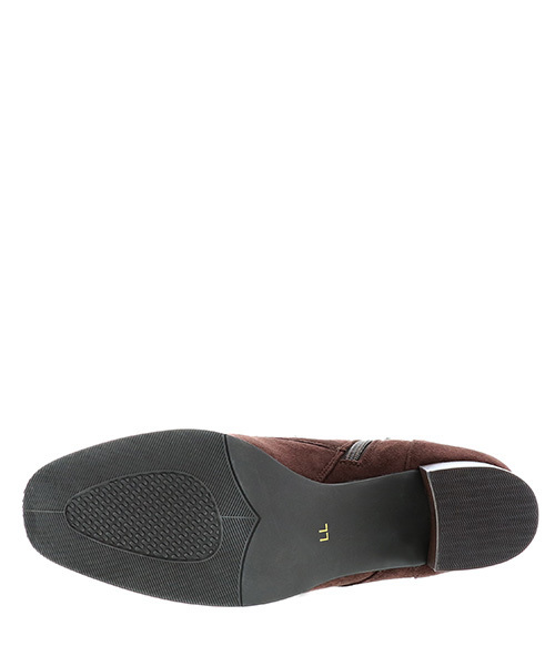 RANDA（ランダ）の「足にフィットするよう履き心地を追求/スタッズデザインレースアップショートブーツ（ブーツ・レディース・ブラック/ダークブラウン・S/M/L/LL）」の6枚目の写真