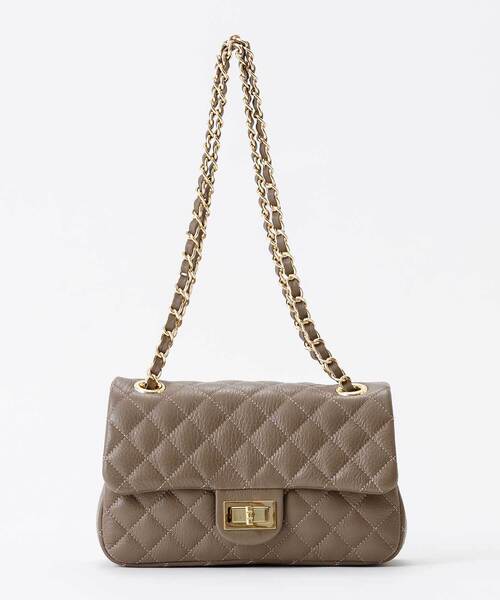 ZAKKA-BOX（ザッカボックス）の「【NOVE-16】キルティングチェーンバッグM（ショルダーバッグ・レディース・ホワイト/ライトブルー/ブラック/ベージュ/モカ/バーガンディー/グレー系その他/ブラック×シルバー・FREE）」の5枚目の写真