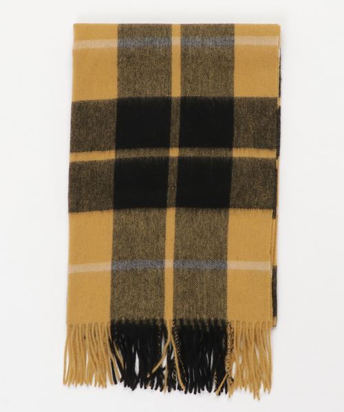 RIVE DROITE（リヴドロワ）の「ウールチェックストール（ストール/ショール・レディース・アイボリー/モカ/グレー/ダークブルー/ライトベージュ/ブラック/イエロー・FREE）」の13枚目の写真