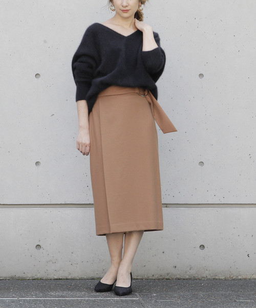 Liesse ヘアリーニットボリュームスリーブニットプルオーバー Liesse（リエス）の「ヘアリーニットボリュームスリーブニットプル