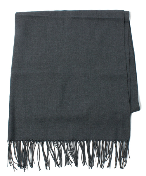 BEAUTY&YOUTH UNITED ARROWS（ビューティーアンドユースユナイテッドアローズ）の「BY ソリッド　カラーストール made in Italy◆（マフラー・メンズ・ブラック/ダークグレー/ワインレッド/ターコイズブルー/ネイビー/イエロー・ONE）」の2枚目の写真