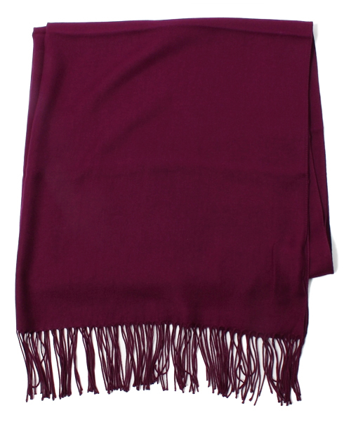 BEAUTY&YOUTH UNITED ARROWS（ビューティーアンドユースユナイテッドアローズ）の「BY ソリッド　カラーストール made in Italy◆（マフラー・メンズ・ブラック/ダークグレー/ワインレッド/ターコイズブルー/ネイビー/イエロー・ONE）」の6枚目の写真