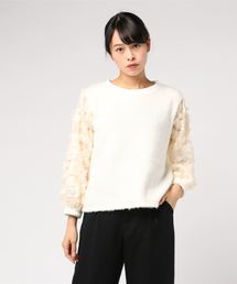 flower | フルムーンスリーブトップ(その他トップス)