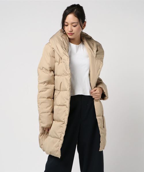 LBC(エルビーシー)の「タフタダウンコート(ダウンジャケット/コート・レディース・ブラック/マスタード/ベージュ・M/L)」の16枚目の写真