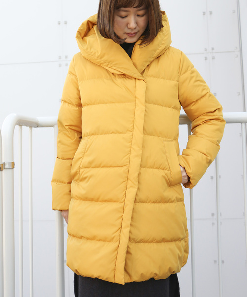 LBC(エルビーシー)の「タフタダウンコート(ダウンジャケット/コート・レディース・ブラック/マスタード/ベージュ・M/L)」の15枚目の写真