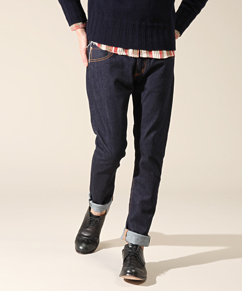 Denime（ドゥニーム）の「Slim STR type ZOZO Limited-One Wash-（デニムパンツ・メンズ・インディゴブルー・28inch/30inch/32inch/34inch/36inch）」の2枚目の写真