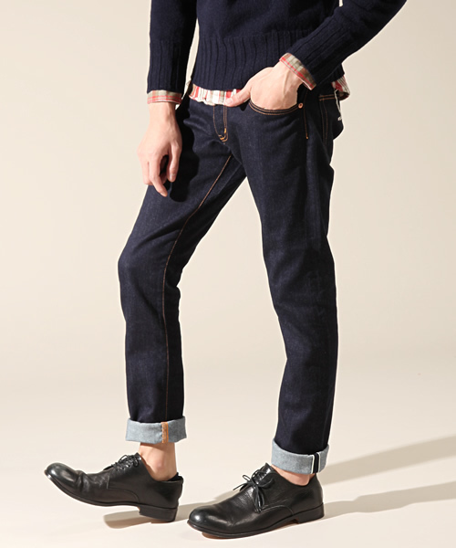 Denime（ドゥニーム）の「Slim STR type ZOZO Limited-One Wash-（デニムパンツ・メンズ・インディゴブルー・28inch/30inch/32inch/34inch/36inch）」の3枚目の写真