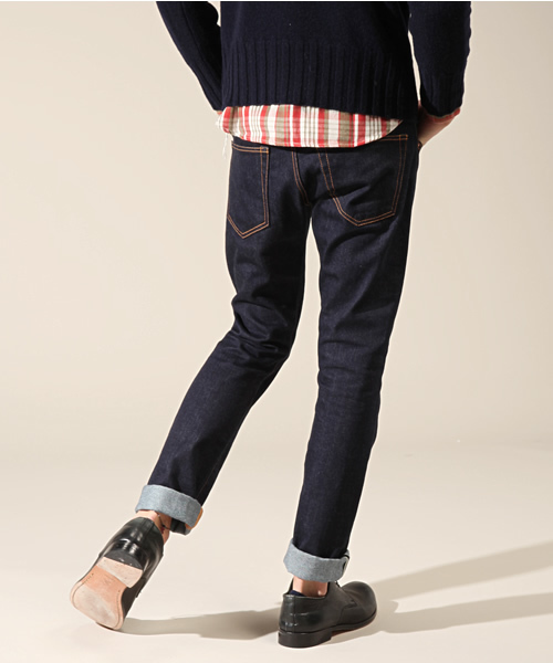 Denime（ドゥニーム）の「Slim STR type ZOZO Limited-One Wash-（デニムパンツ・メンズ・インディゴブルー・28inch/30inch/32inch/34inch/36inch）」の4枚目の写真