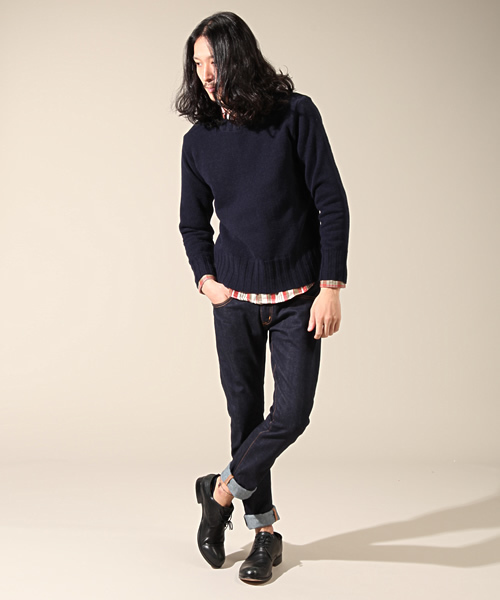 Denime（ドゥニーム）の「Slim STR type ZOZO Limited-One Wash-（デニムパンツ・メンズ・インディゴブルー・28inch/30inch/32inch/34inch/36inch）」の6枚目の写真