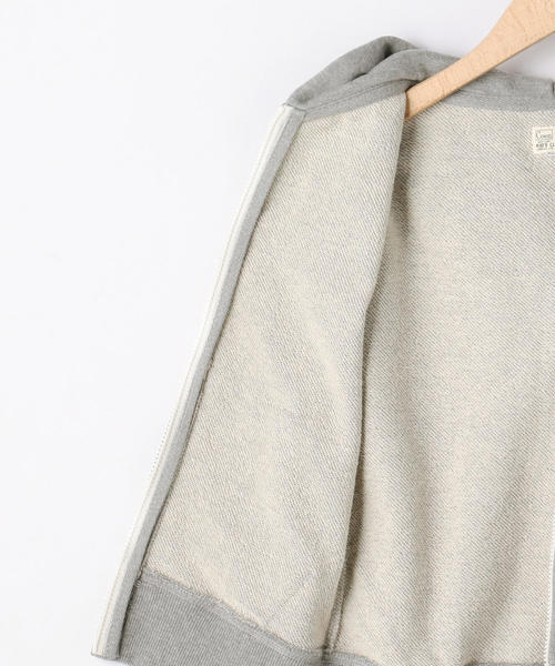 coen(コーエン)の「【coen キッズ / ジュニア】CVC裏毛ジップパーカー(パーカー・キッズ・グレー/ネイビー・140/150/120/100/110/130)」の8枚目の写真