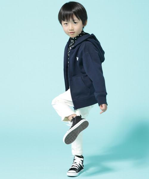 coen(コーエン)の「【coen キッズ / ジュニア】CVC裏毛ジップパーカー(パーカー・キッズ・グレー/ネイビー・140/150/120/100/110/130)」の11枚目の写真