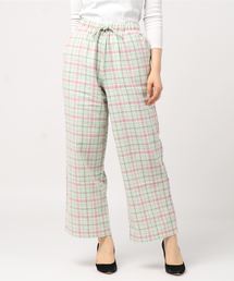 PUNYUS | パステルチェックイージーパンツ(その他パンツ)
