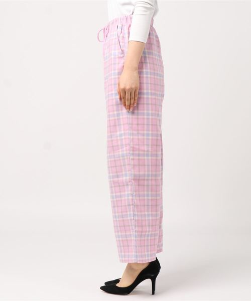 PUNYUS(プニュズ)の「パステルチェックイージーパンツ(その他パンツ・レディース・ピンク/ブルー/グリーン・1/2/4/3)」の5枚目の写真