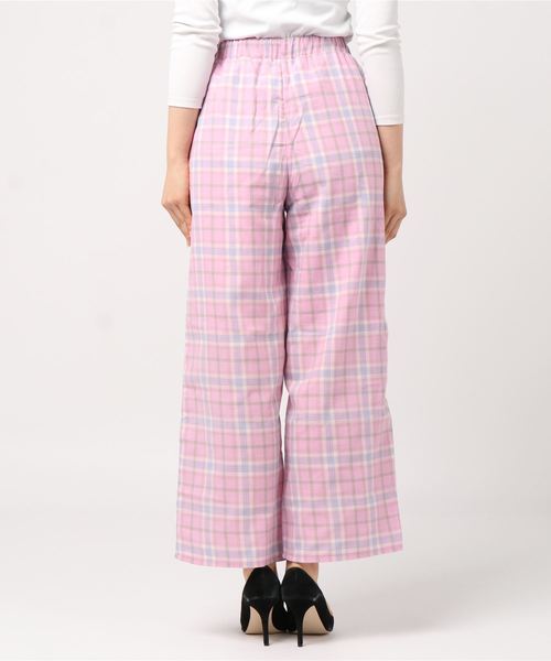 PUNYUS(プニュズ)の「パステルチェックイージーパンツ(その他パンツ・レディース・ピンク/ブルー/グリーン・1/2/4/3)」の4枚目の写真